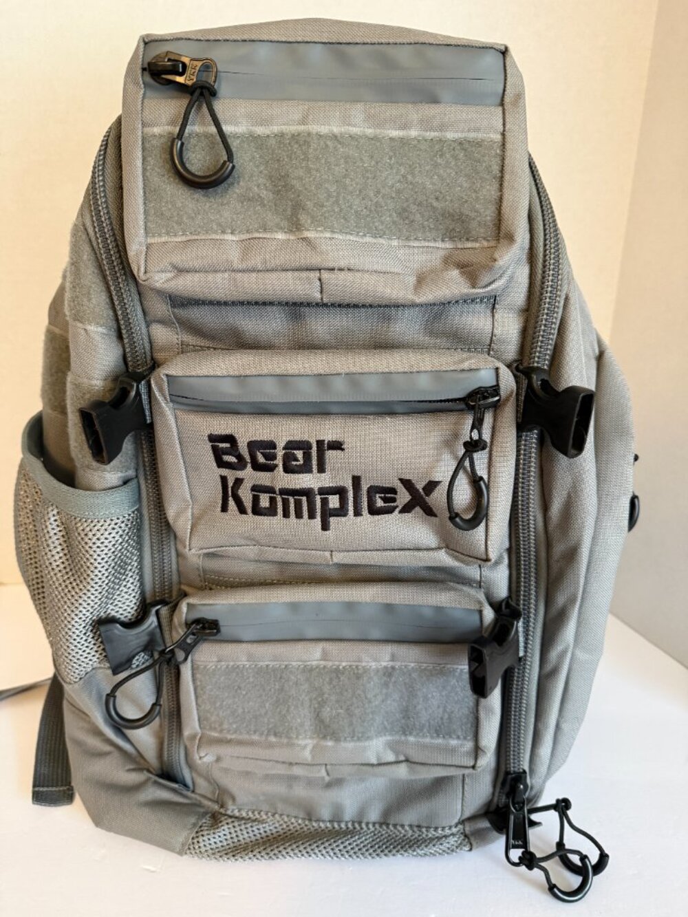 Bear KompleX Gray Military Grade Backpack No Patches 13 x 18" Tactical Multi Use